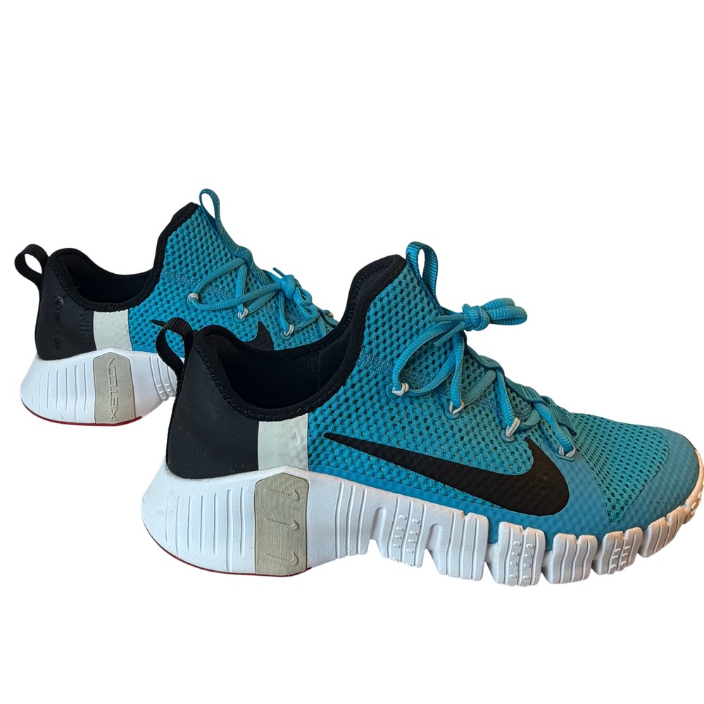 Nike Free Metcon 3 Mens 15 Light Blue Fury Black Training Shoes CJ0861-410